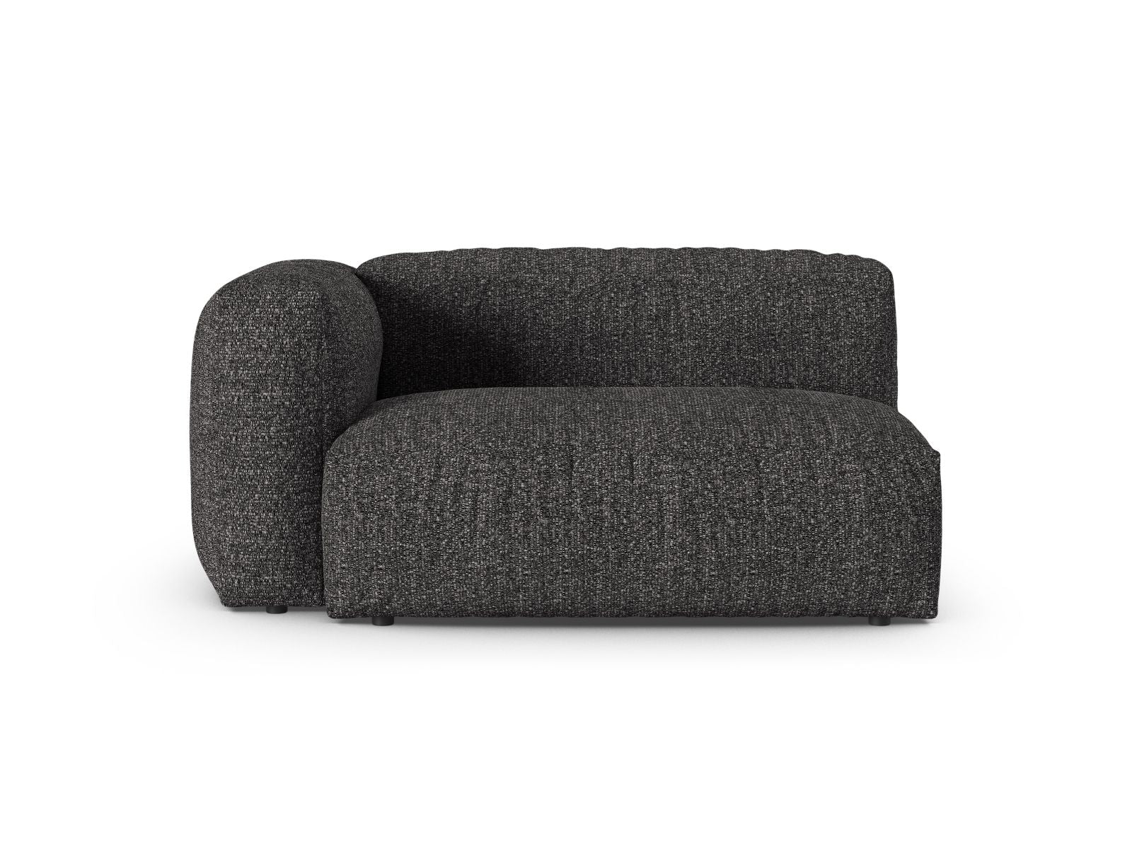 Doppelsitz-Sofa links XL Martina in Anthracite-Monet präsentiert im Onlineshop von KAQTU Design AG. Modulares Sofa ist von Micadoni