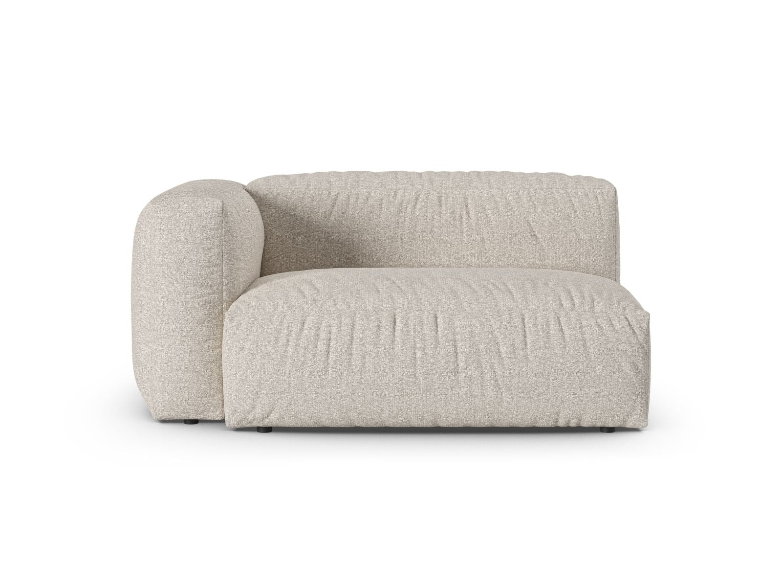 Doppelsitz-Sofa links XL Martina in Beige-Monet präsentiert im Onlineshop von KAQTU Design AG. Modulares Sofa ist von Micadoni