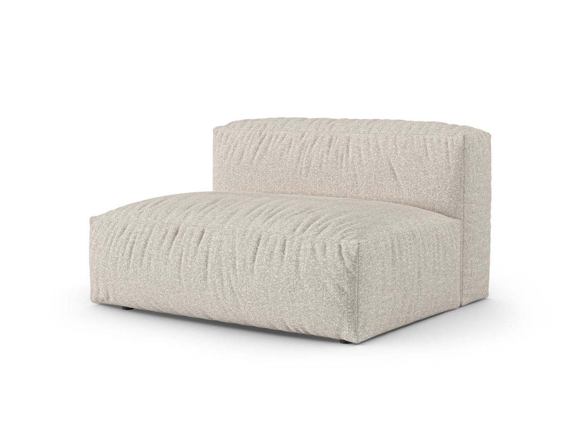 Doppelsitz-Sofa links XL Martina in Beige-Monet präsentiert im Onlineshop von KAQTU Design AG. Modulares Sofa ist von Micadoni