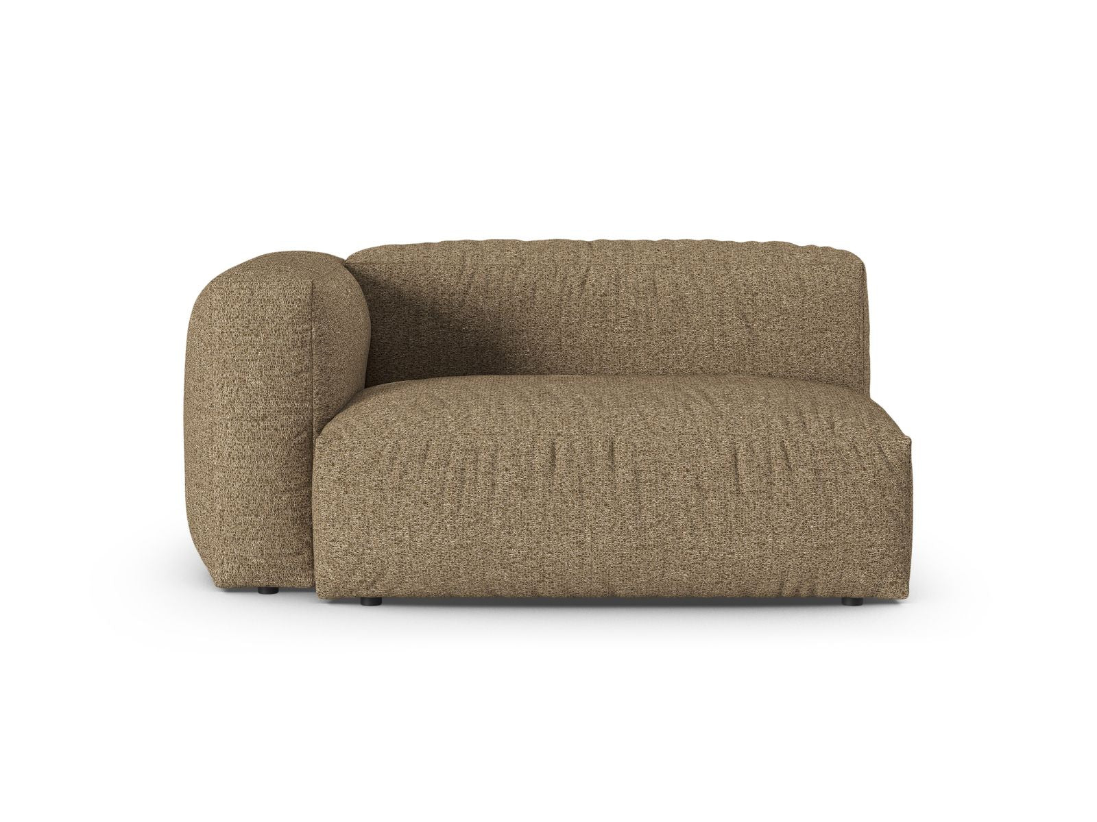 Doppelsitz-Sofa links XL Martina in Cappuccino-Monet präsentiert im Onlineshop von KAQTU Design AG. Modulares Sofa ist von Micadoni