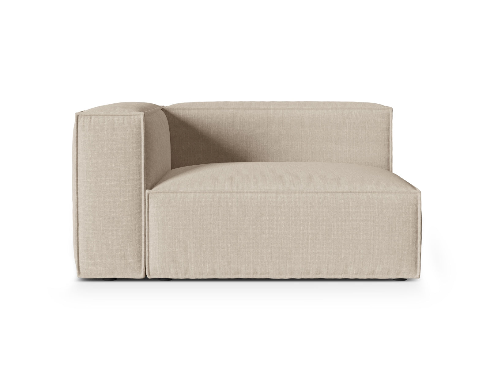 Nuria Modular Sofa links 2 Sitzer in Beige präsentiert im Onlineshop von KAQTU Design AG. Modulares Sofa ist von Micadoni