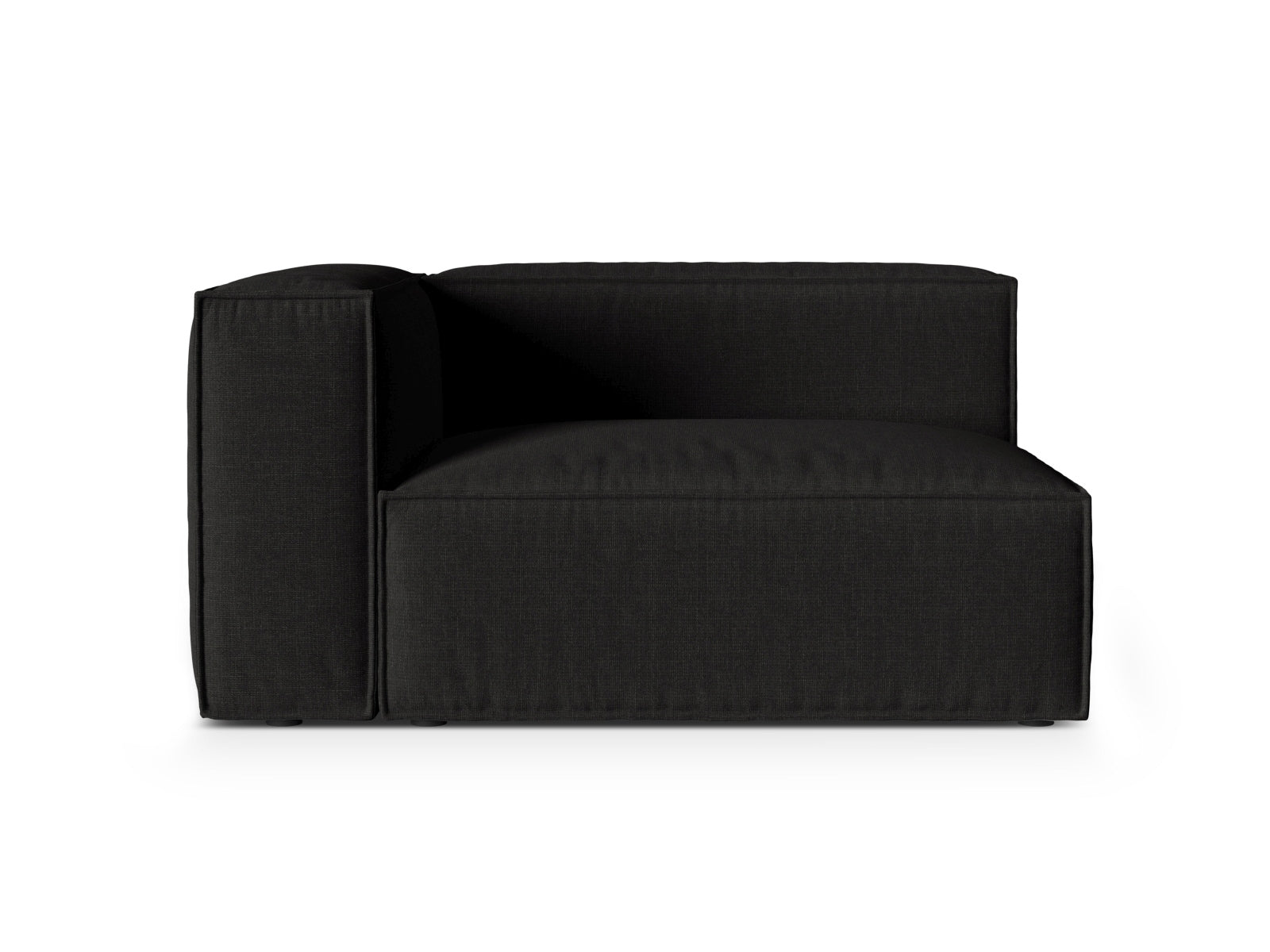 Nuria Modular Sofa links 2 Sitzer in Black präsentiert im Onlineshop von KAQTU Design AG. Modulares Sofa ist von Micadoni