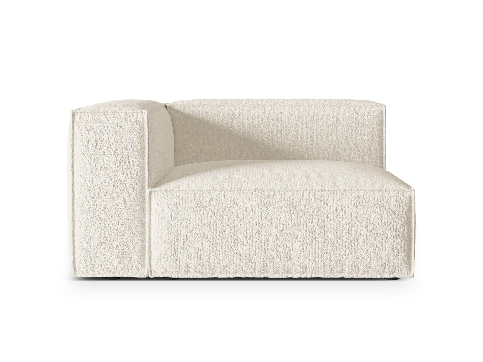 Nuria Boucle Modular Sofa links 2 Sitzer in Ivory präsentiert im Onlineshop von KAQTU Design AG.  ist von Micadoni
