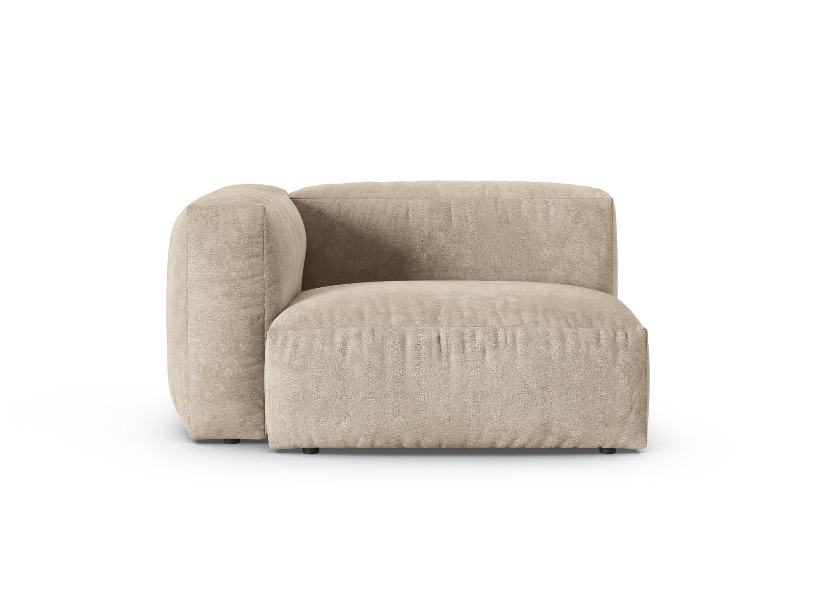 1-Sitzer Sofa Martina Wide XL links in Light Beige-Vogue präsentiert im Onlineshop von KAQTU Design AG. Modulares Sofa ist von Micadoni