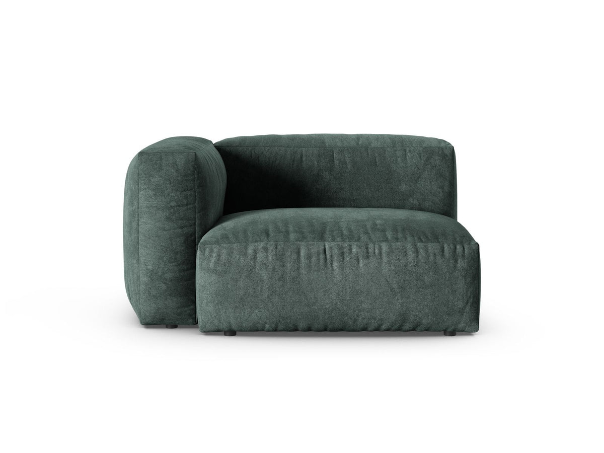 1-Sitzer Sofa Martina Wide XL links in Petrol-Vogue präsentiert im Onlineshop von KAQTU Design AG. Modulares Sofa ist von Micadoni