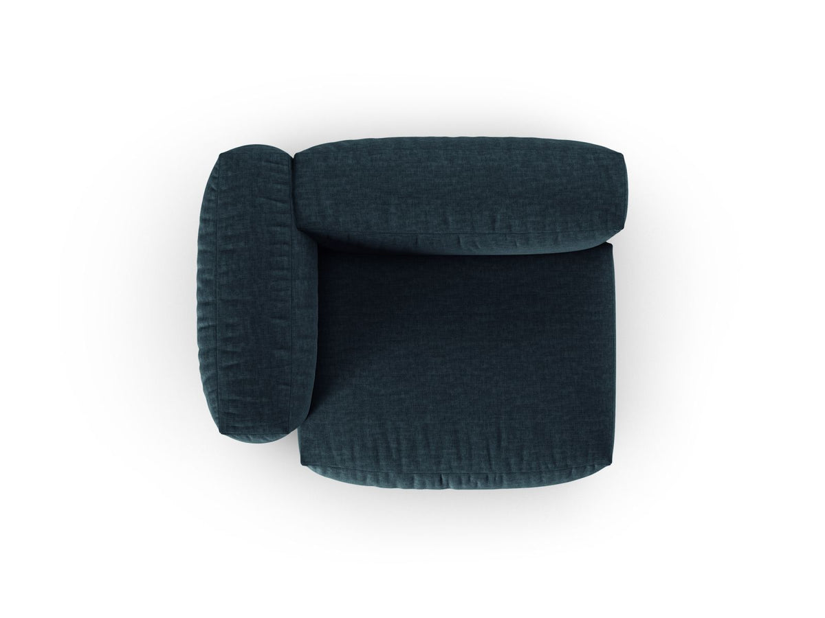 1-Sitzer Sofa Martina Wide XL links in Blue Jeans-Boston präsentiert im Onlineshop von KAQTU Design AG. Modulares Sofa ist von Micadoni