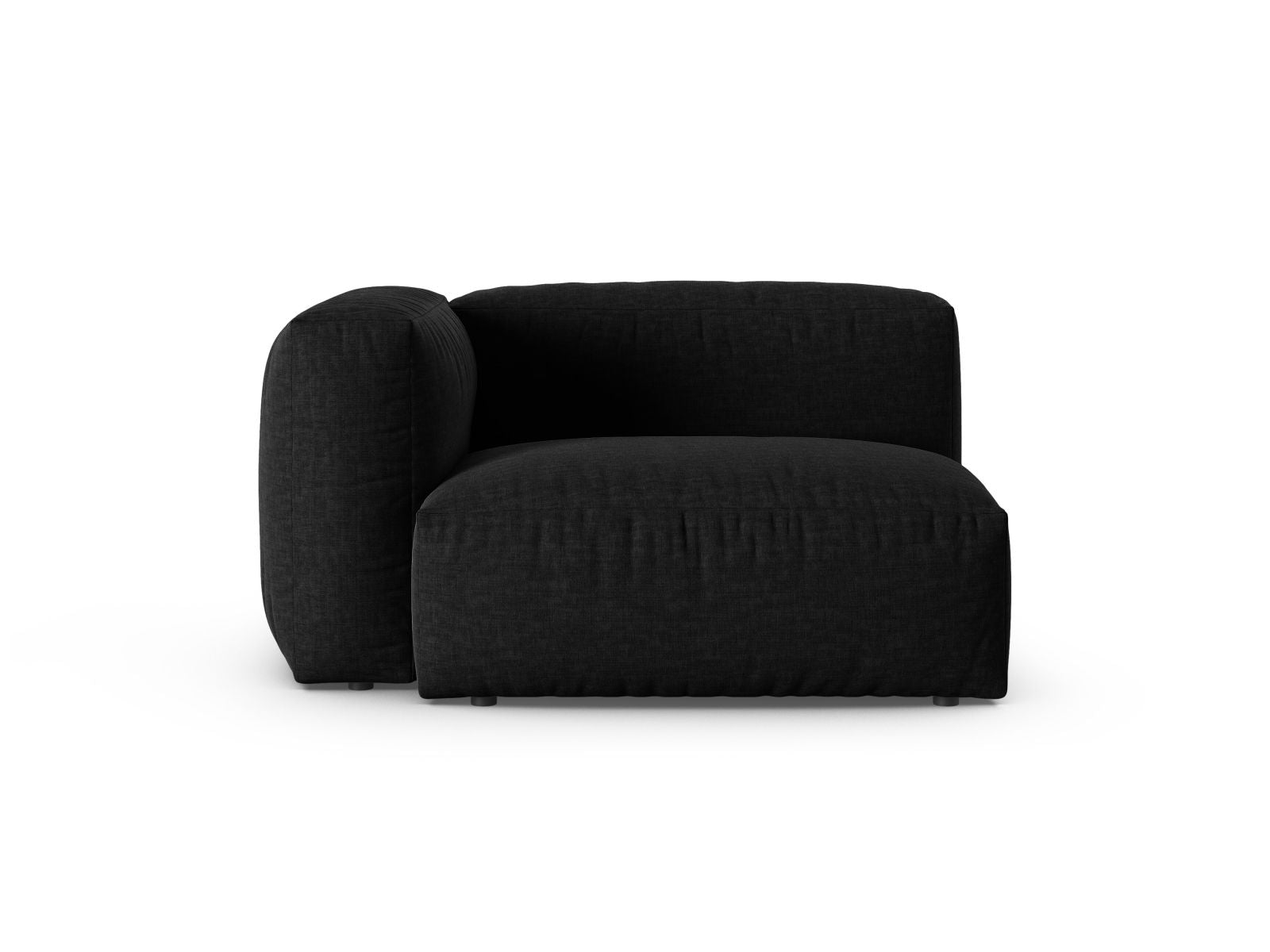 1-Sitzer Sofa Martina Wide XL links in Black-Boston präsentiert im Onlineshop von KAQTU Design AG. Modulares Sofa ist von Micadoni