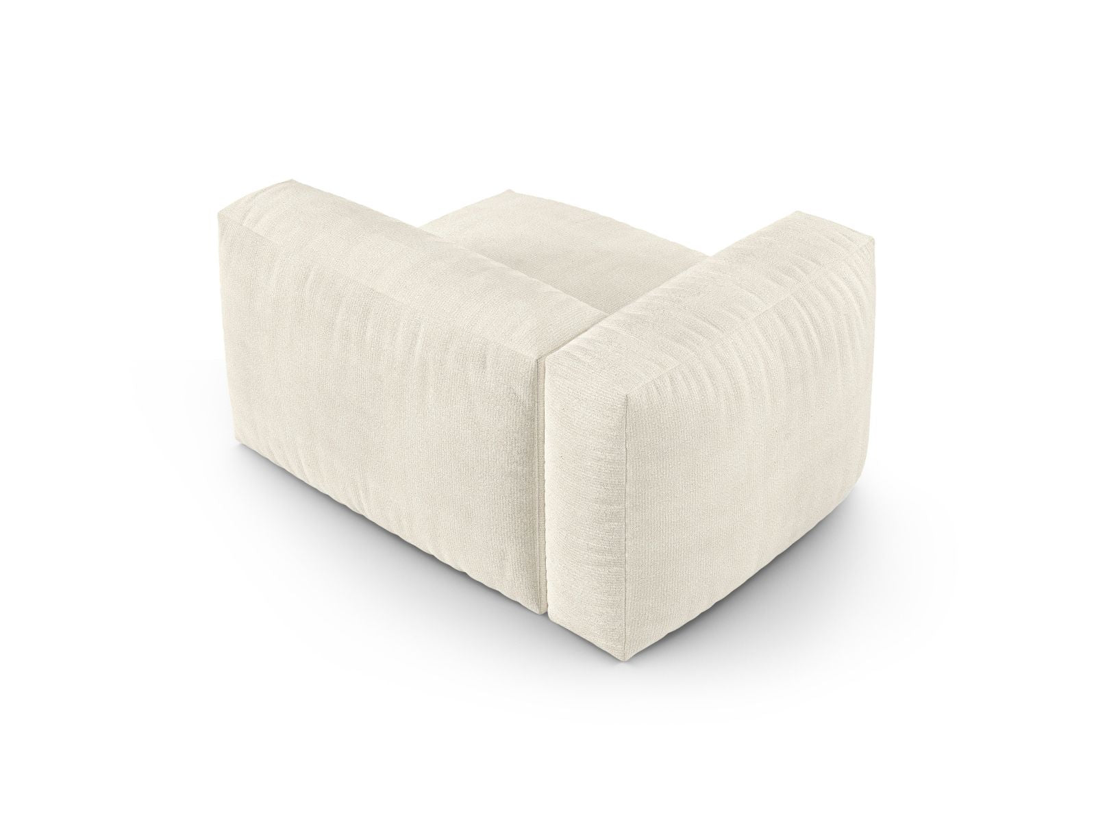 Elegantes 1-Sitzer Sofa Martina Wide XL in Ivory-Monet, ideal für stilvolle Wohnräume und entspannte Auszeiten. Teil der Modulares Sofa Reihe von Micadoni.