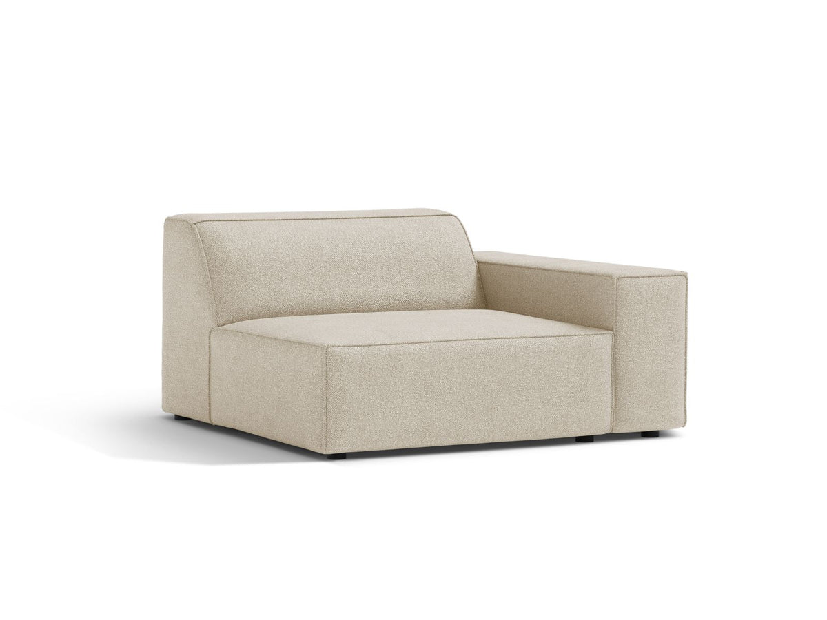 1-Sitzer Modul Rechts Jodie in Beige-Baloo präsentiert im Onlineshop von KAQTU Design AG. Modulares Sofa ist von Micadoni