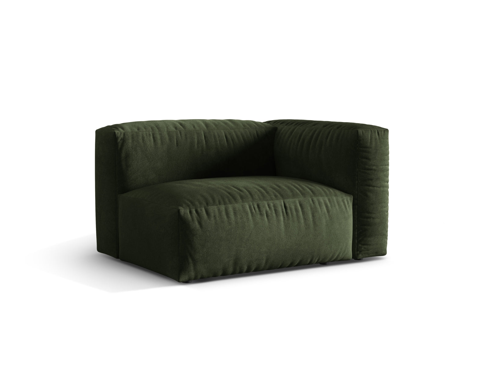 Erleben Sie den Martina Velour Modul rechts 1 Sitzer von Micadoni – perfekt für kleine Räume. Elegantes Design trifft auf höchsten Sitzkomfort!