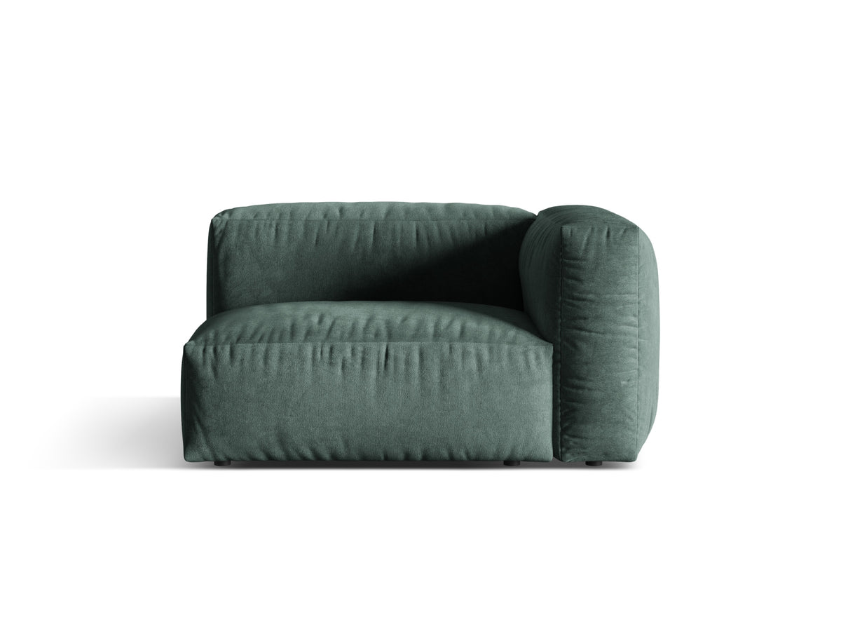 Martina Modul rechts 1 Sitzer in Petrol-Vogue präsentiert im Onlineshop von KAQTU Design AG. Modulares Sofa ist von Micadoni