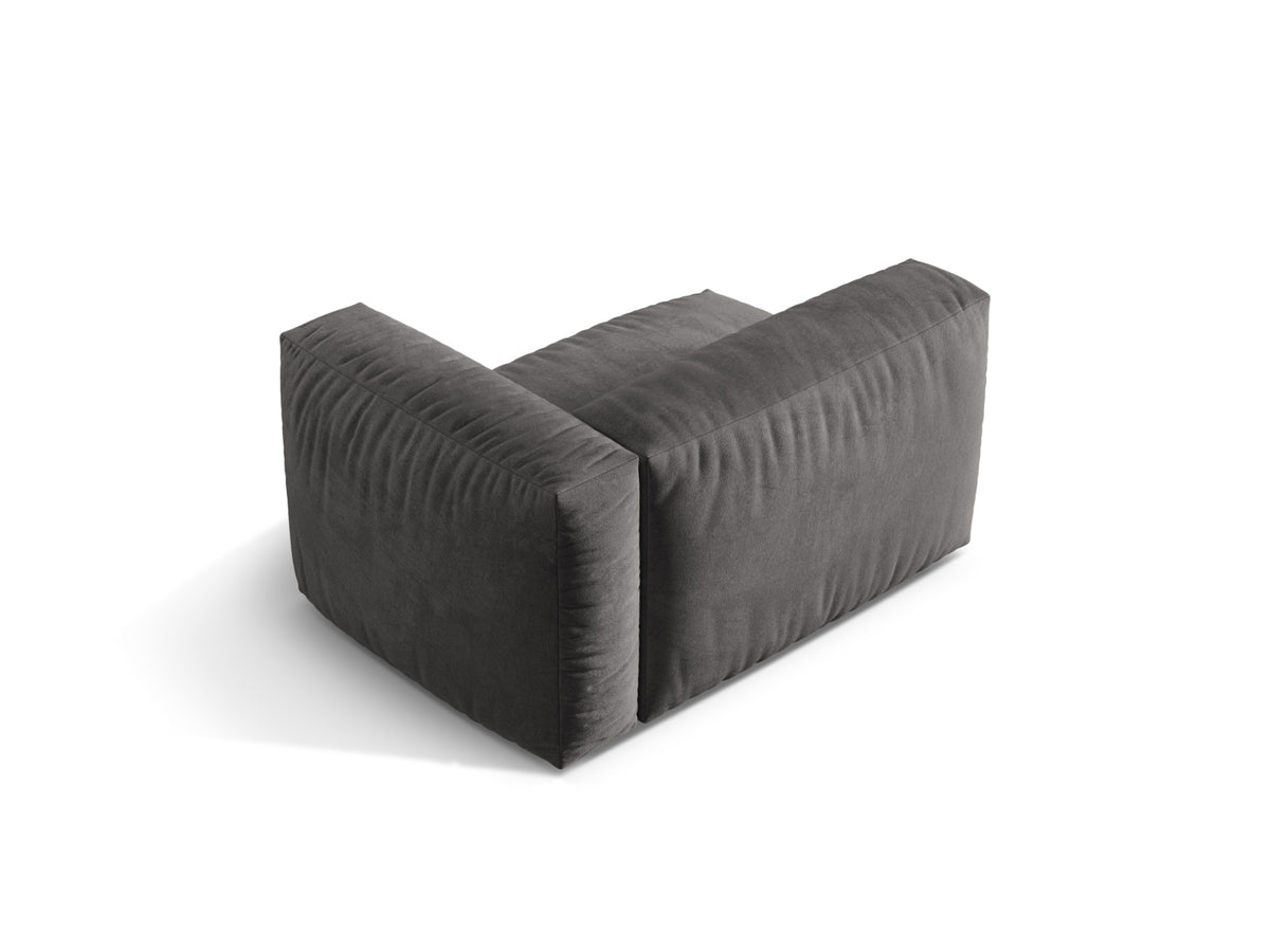 Martina Modul rechts 1 Sitzer in Grey-Vogue präsentiert im Onlineshop von KAQTU Design AG. Modulares Sofa ist von Micadoni