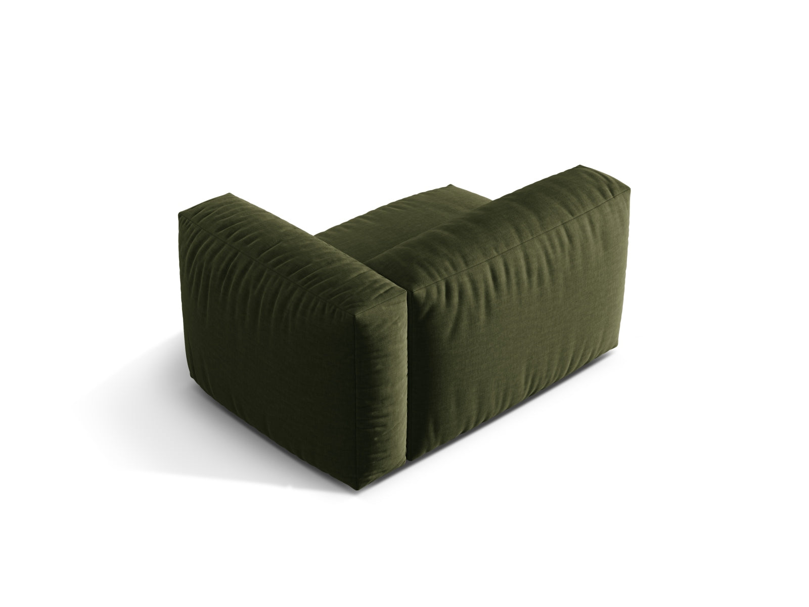 Martina Modul rechts 1 Sitzer in Green präsentiert im Onlineshop von KAQTU Design AG. Modulares Sofa ist von Micadoni