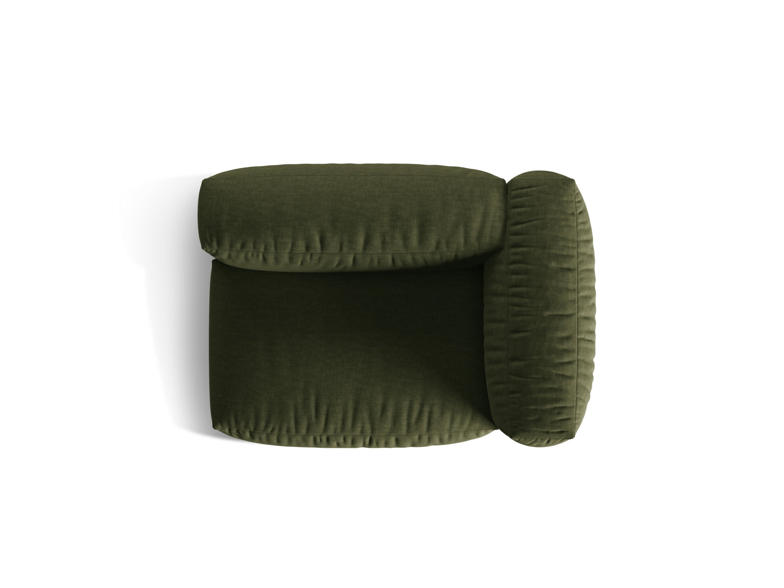 Martina Modul rechts 1 Sitzer in Green präsentiert im Onlineshop von KAQTU Design AG. Modulares Sofa ist von Micadoni