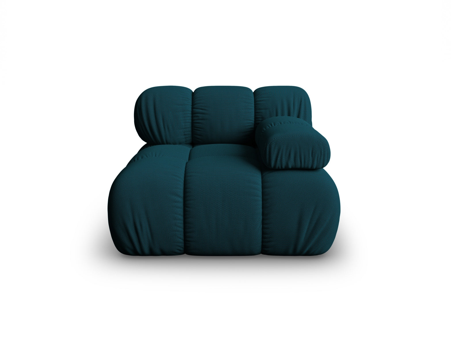 Bellis Modul rechts 1 Sitzer in Navy Blue-Sonic präsentiert im Onlineshop von KAQTU Design AG. Modulares Sofa ist von Micadoni