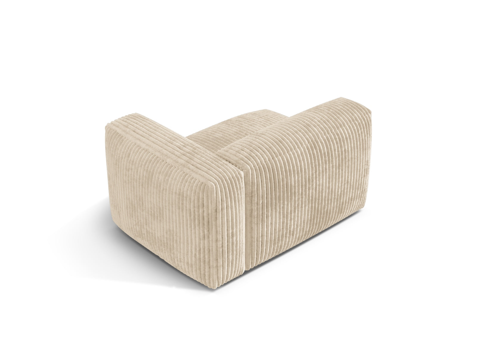 Martina Modul rechts 1 Sitzer in Light Beige präsentiert im Onlineshop von KAQTU Design AG. Modulares Sofa ist von Micadoni