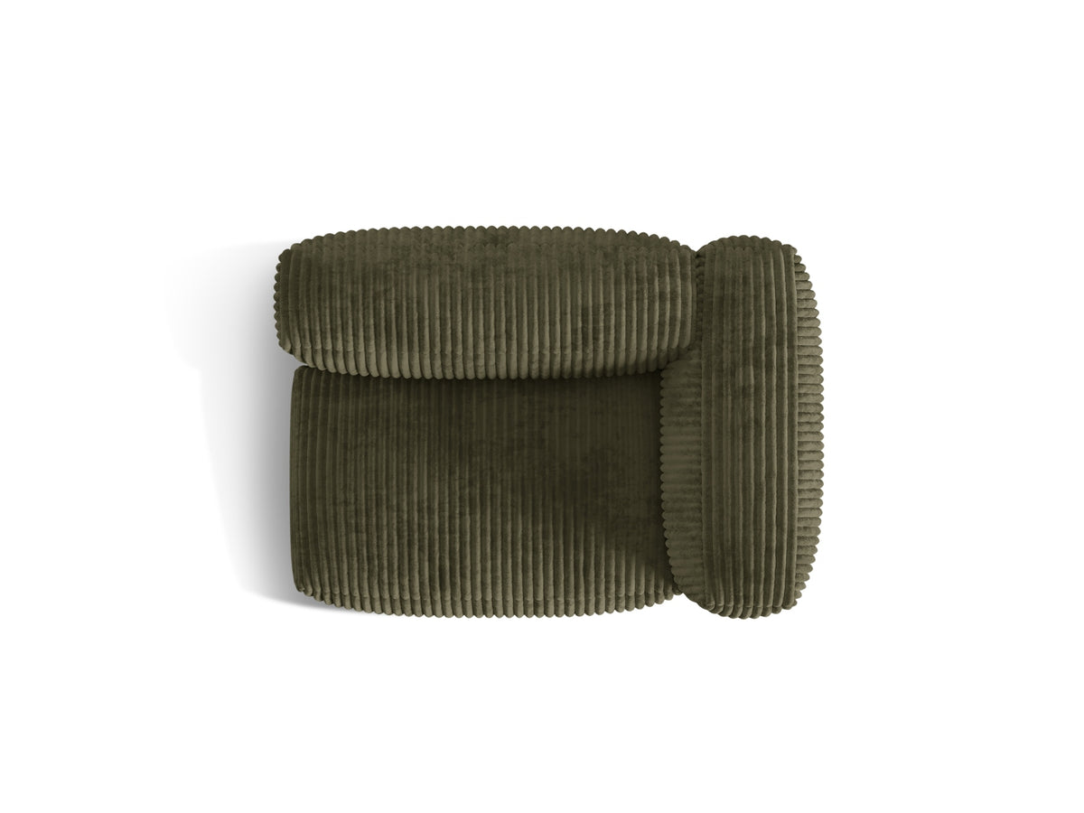 Martina Modul rechts 1 Sitzer in Moss Green-Tilia präsentiert im Onlineshop von KAQTU Design AG. Modulares Sofa ist von Micadoni
