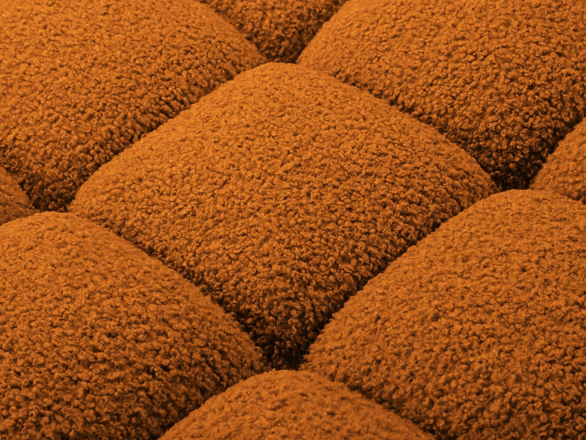 Bellis Boucle Modul rechts 1 Sitzer in Brick-Rolf präsentiert im Onlineshop von KAQTU Design AG. Modulares Sofa ist von Micadoni