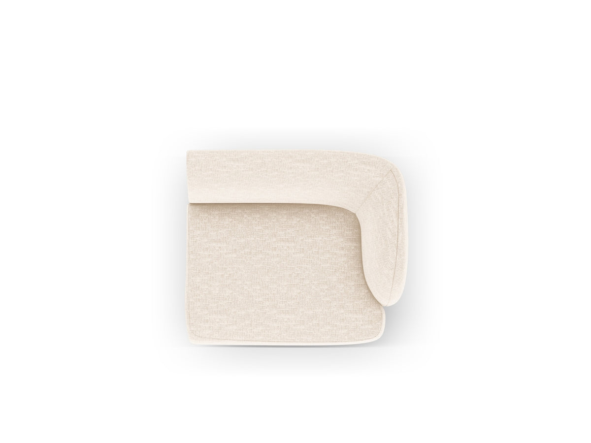 Miley Modul rechts 1 Sitzer in Ivory-Eden präsentiert im Onlineshop von KAQTU Design AG. Modulares Sofa ist von Micadoni