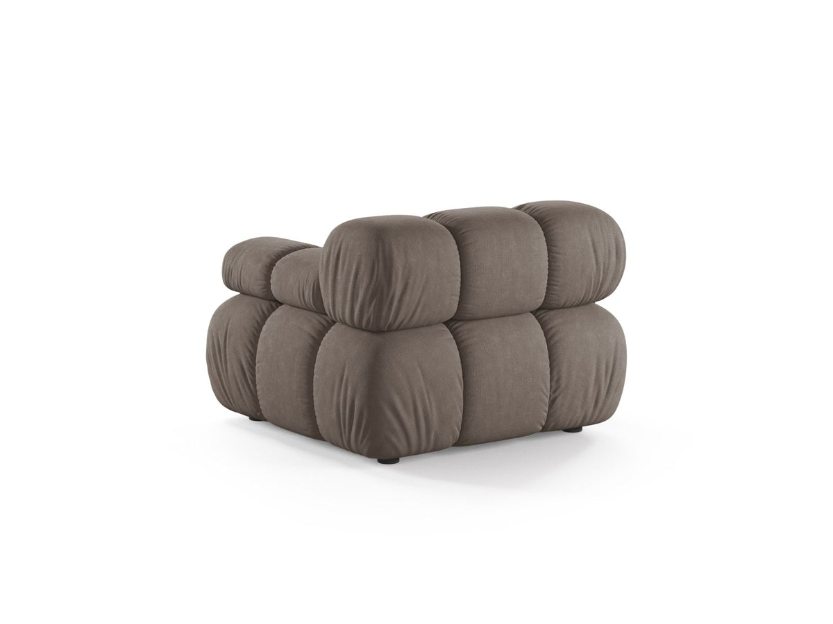 1-Sitzer Modul rechts Bellis in Cappuccino-Liberty präsentiert im Onlineshop von KAQTU Design AG. Modulares Sofa ist von Micadoni