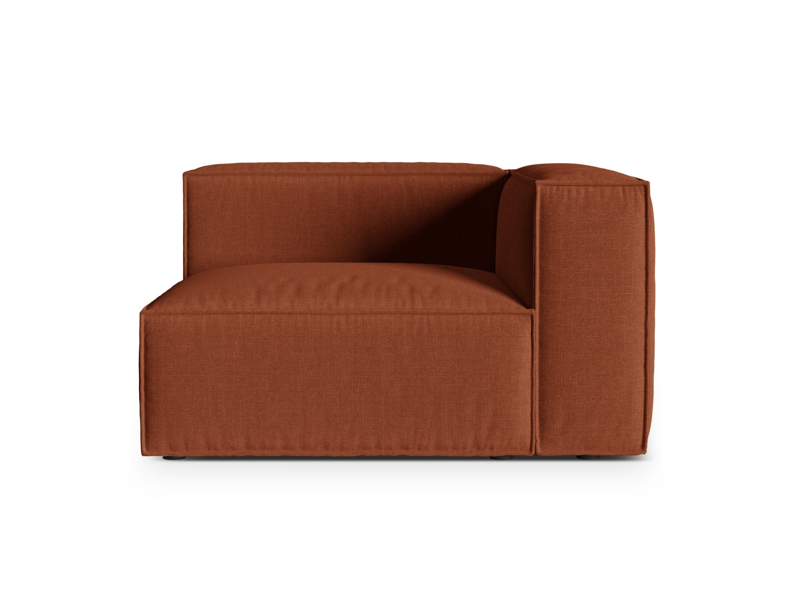 Nuria Modular Sofa rechts 1 Sitzer in Brick präsentiert im Onlineshop von KAQTU Design AG. Modulares Sofa ist von Micadoni