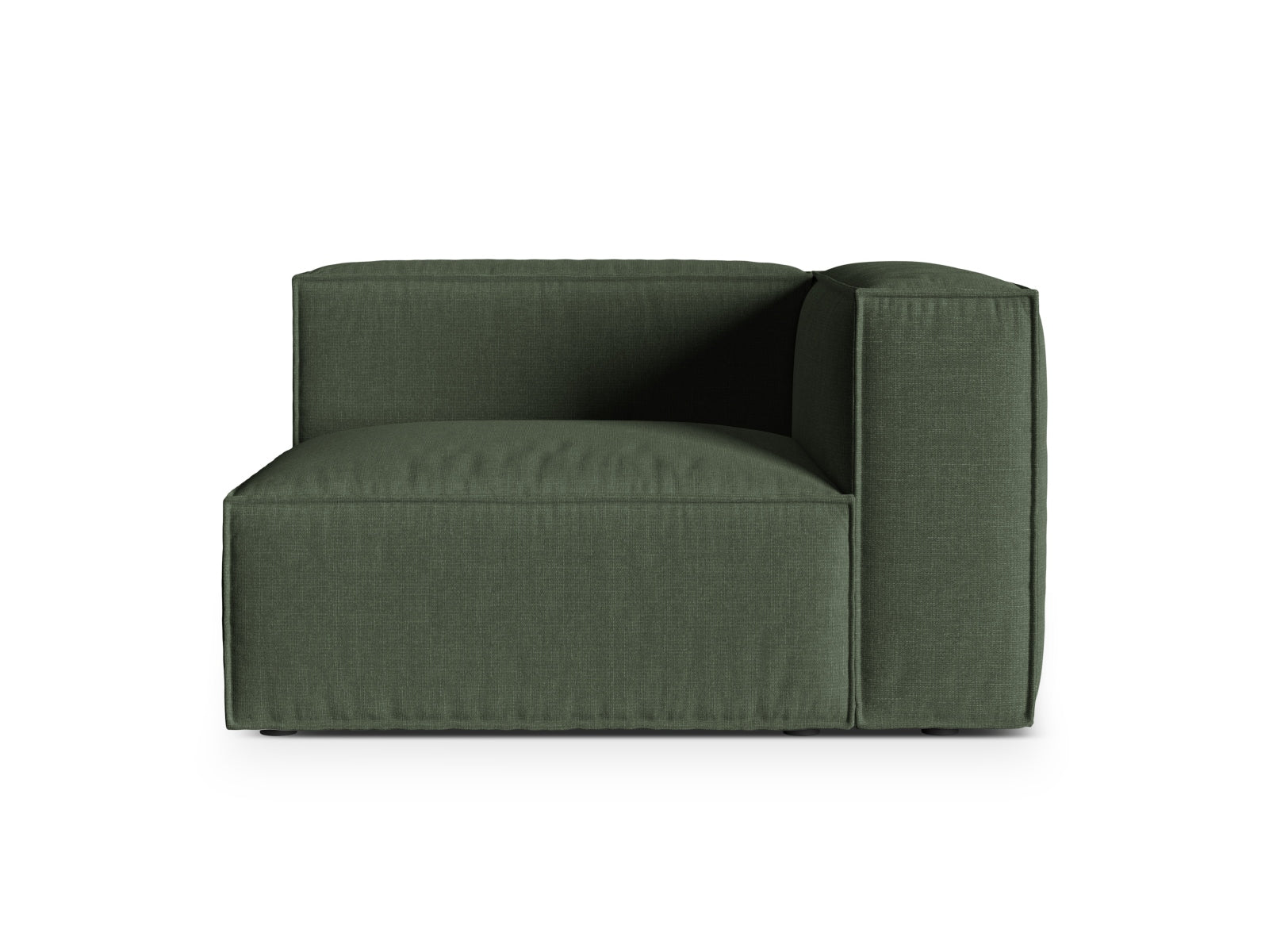 Nuria Modular Sofa rechts 1 Sitzer in Moss Green präsentiert im Onlineshop von KAQTU Design AG. Modulares Sofa ist von Micadoni