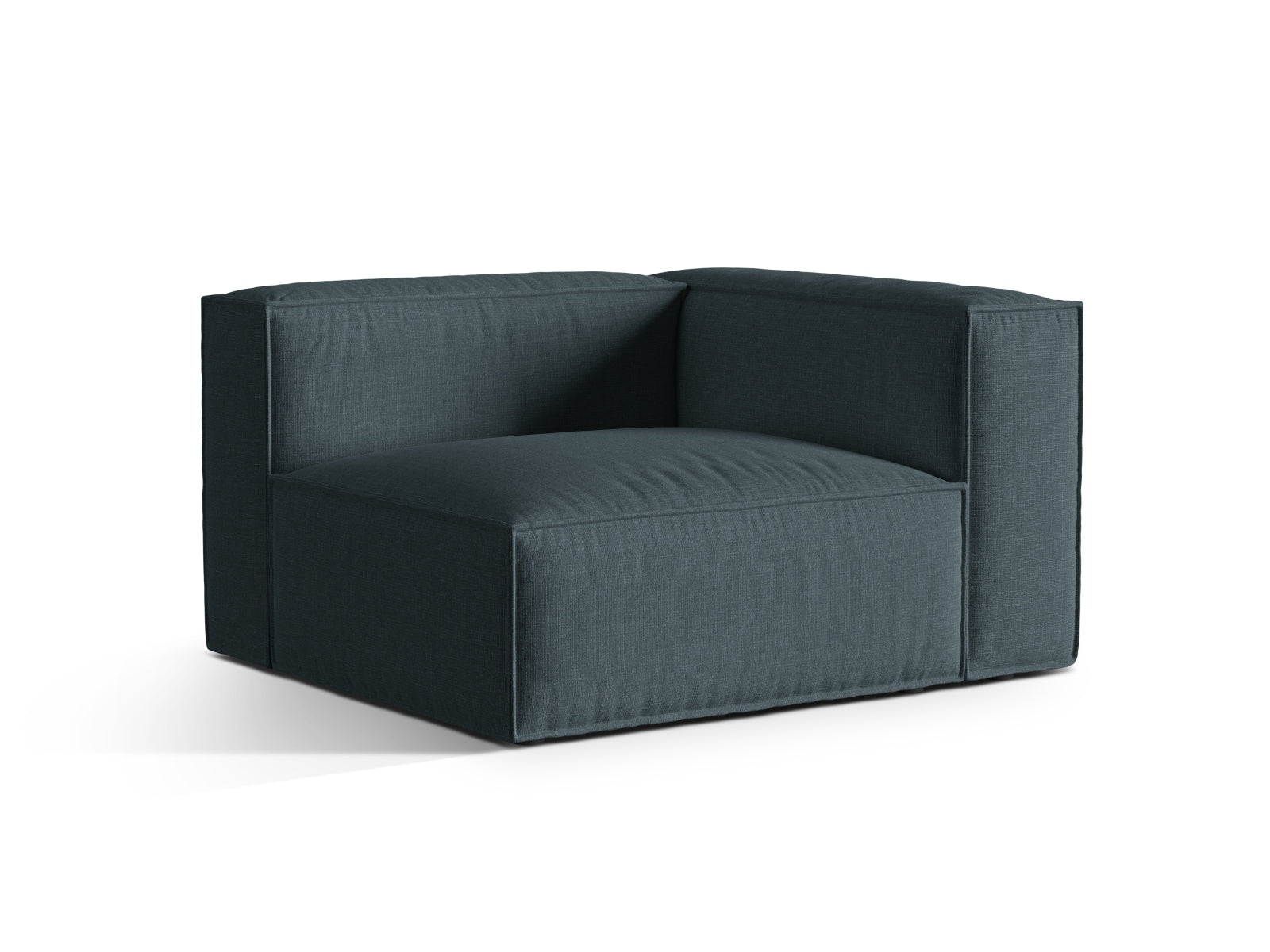 Nuria Modular Sofa rechts 1 Sitzer in Deep Petrol präsentiert im Onlineshop von KAQTU Design AG. Modulares Sofa ist von Micadoni