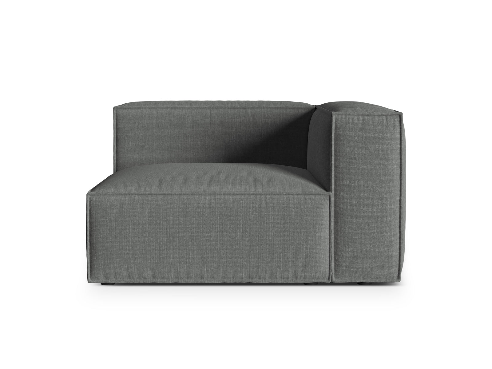 Nuria Modular Sofa rechts 1 Sitzer in Grey präsentiert im Onlineshop von KAQTU Design AG. Modulares Sofa ist von Micadoni