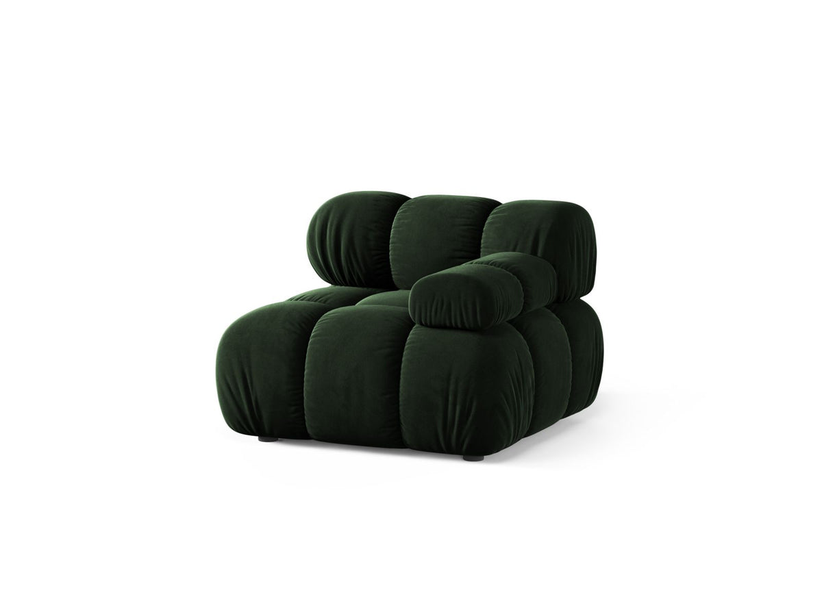 1-Sitzer Modul rechts Bellis in Bottle Green-Venus präsentiert im Onlineshop von KAQTU Design AG. Modulares Sofa ist von Micadoni