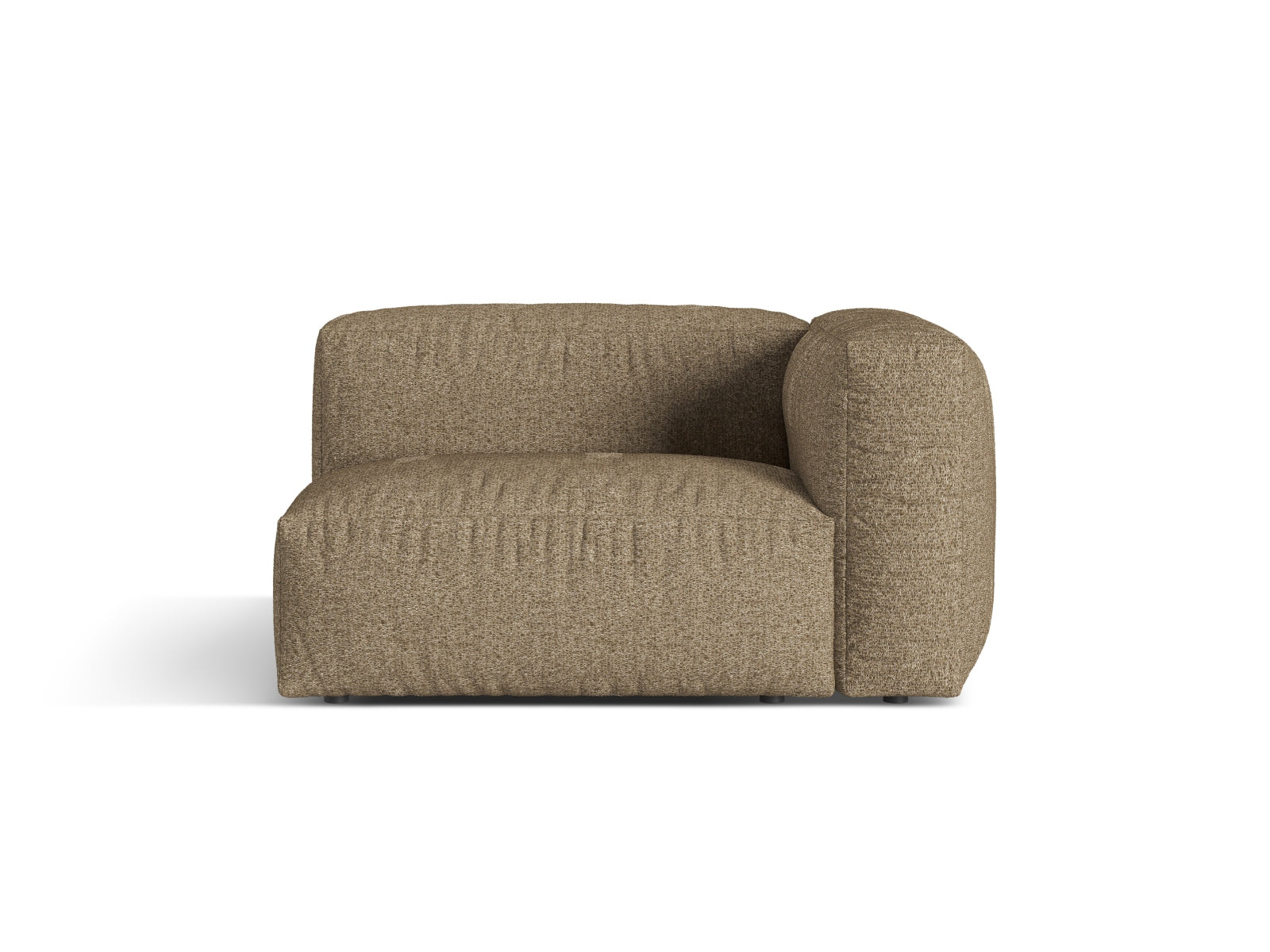 1-Sitzer Sofa Martina Wide rechts in Cappuccino-Monet präsentiert im Onlineshop von KAQTU Design AG. Modulares Sofa ist von Micadoni