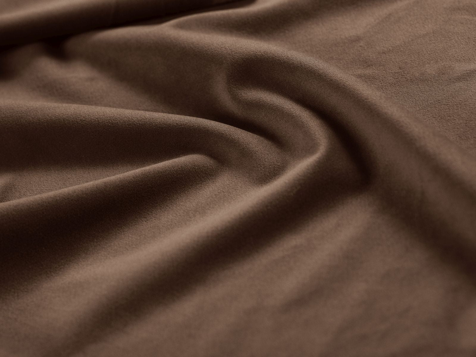Elegantes 1-Sitzer Modul rechts Pola in luxuriösem Chocolate-Salvador, ideal für individuelle Sofa-Arrangements und zeitgemäße Einrichtung.