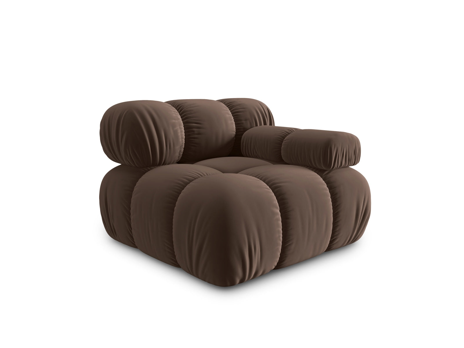 Entdecken Sie den Bellis Velour Modul rechts 1 Sitzer von Micadoni – stilvolles Design trifft auf erstklassigen Komfort für Ihr Wohnambiente.