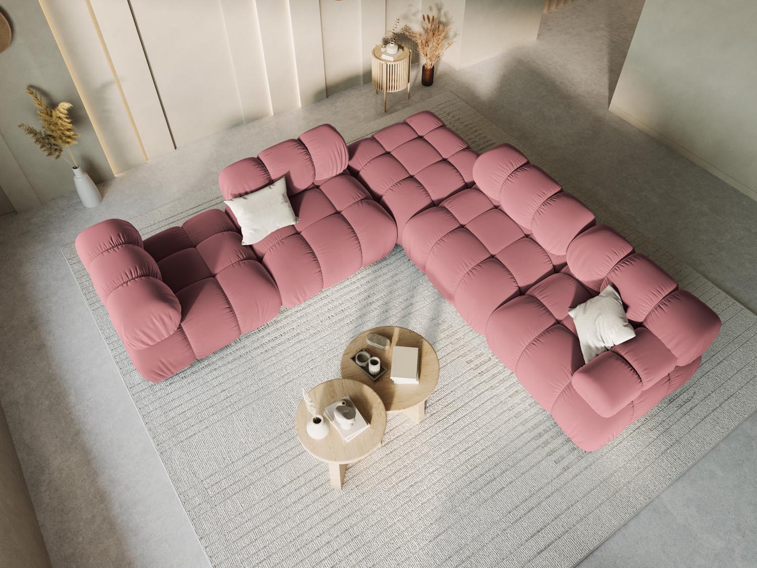 Erleben Sie den Bellis Velour Modul rechts 1 Sitzer von Micadoni – elegantes Design und hervorragender Komfort für Ihr Zuhause.