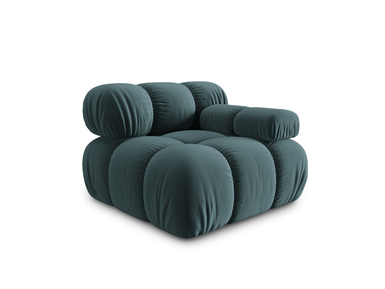 Erleben Sie den Bellis Velour Modul rechts 1 Sitzer von Micadoni – elegantes Design und hervorragender Komfort für Ihr Zuhause.