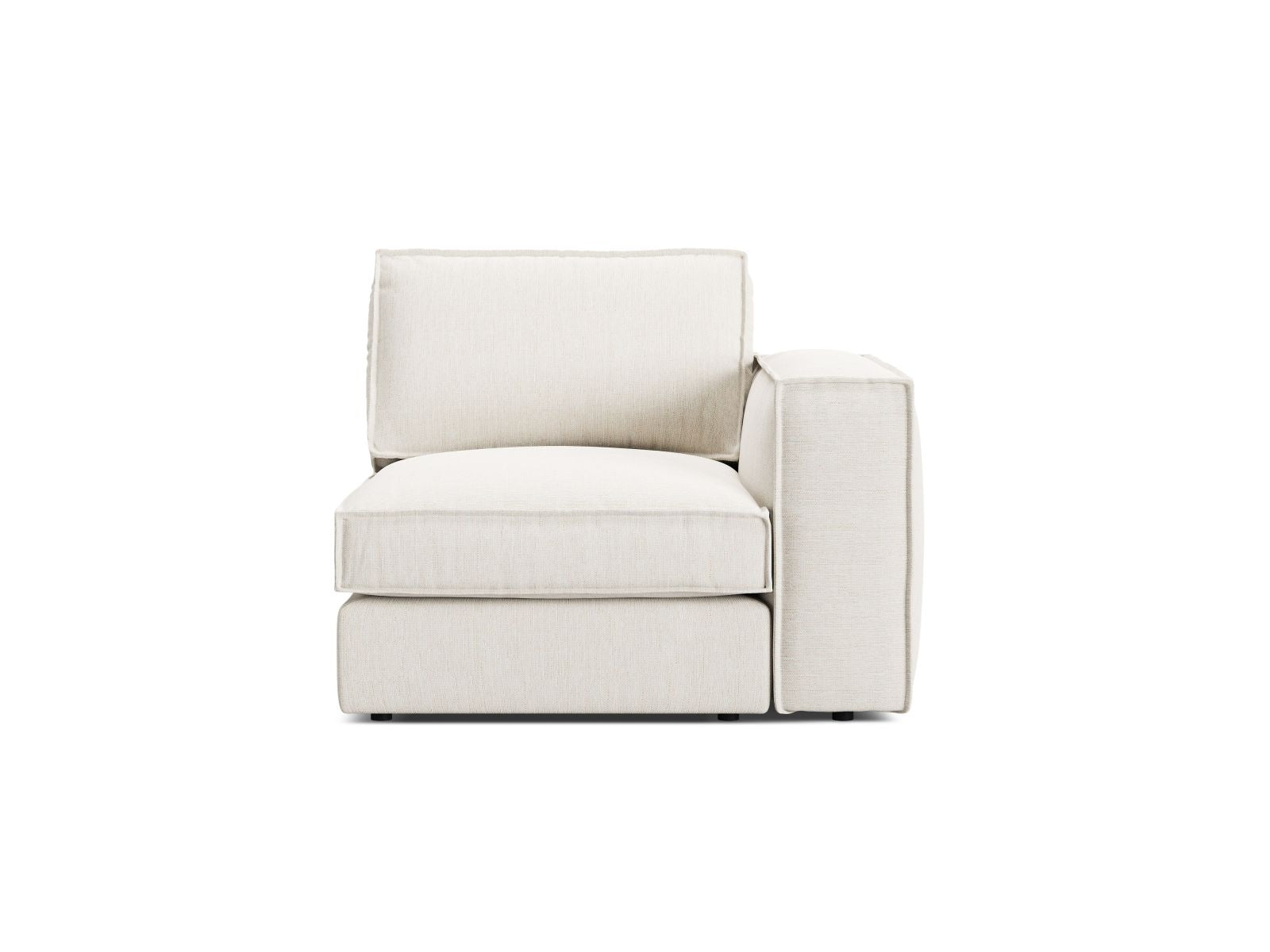 Elegantes 1-Sitzer Modul Pola von Micadoni, ideal für stilvolle Wohnräume und individuelle Sofa-Gestaltungen.
