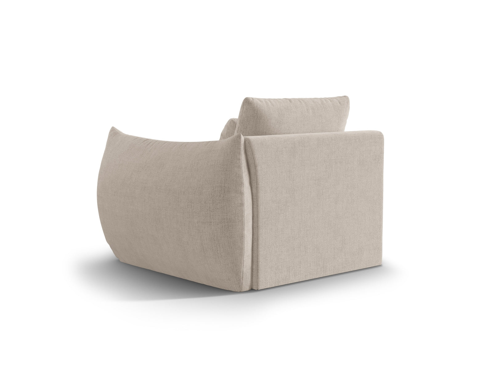 Bloom Modul rechts 1 Sitzer in Dark Beige präsentiert im Onlineshop von KAQTU Design AG. Modulares Sofa ist von Micadoni
