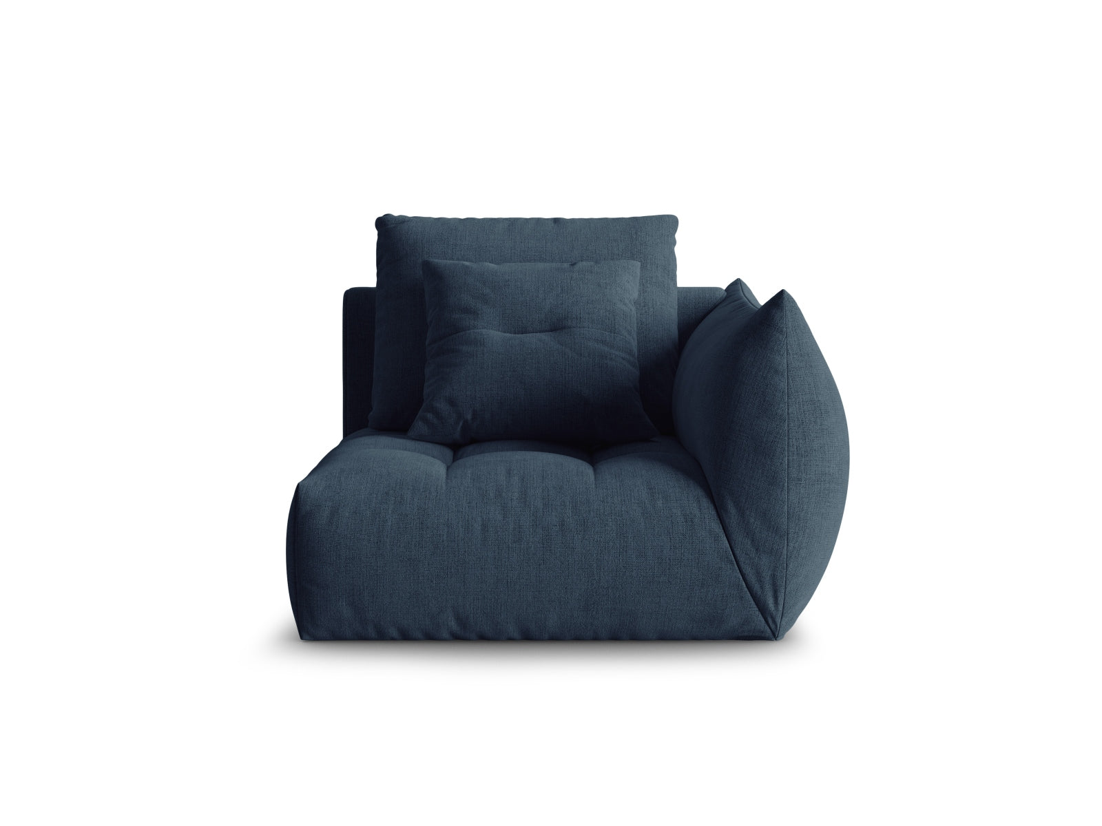 Bloom Modul rechts 1 Sitzer in Dark Blue präsentiert im Onlineshop von KAQTU Design AG. Modulares Sofa ist von Micadoni