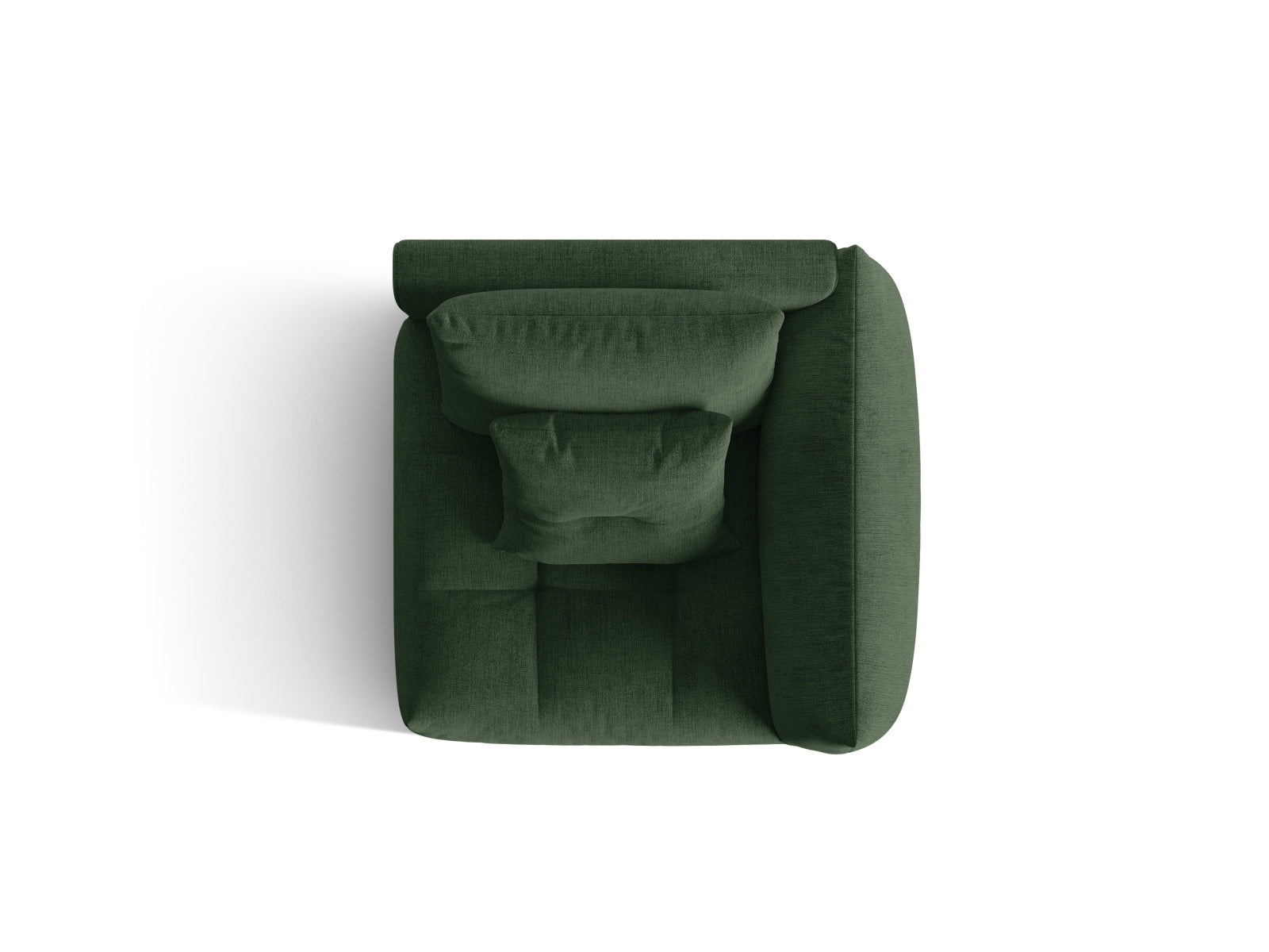 Bloom Modul rechts 1 Sitzer in Moss Green präsentiert im Onlineshop von KAQTU Design AG. Modulares Sofa ist von Micadoni