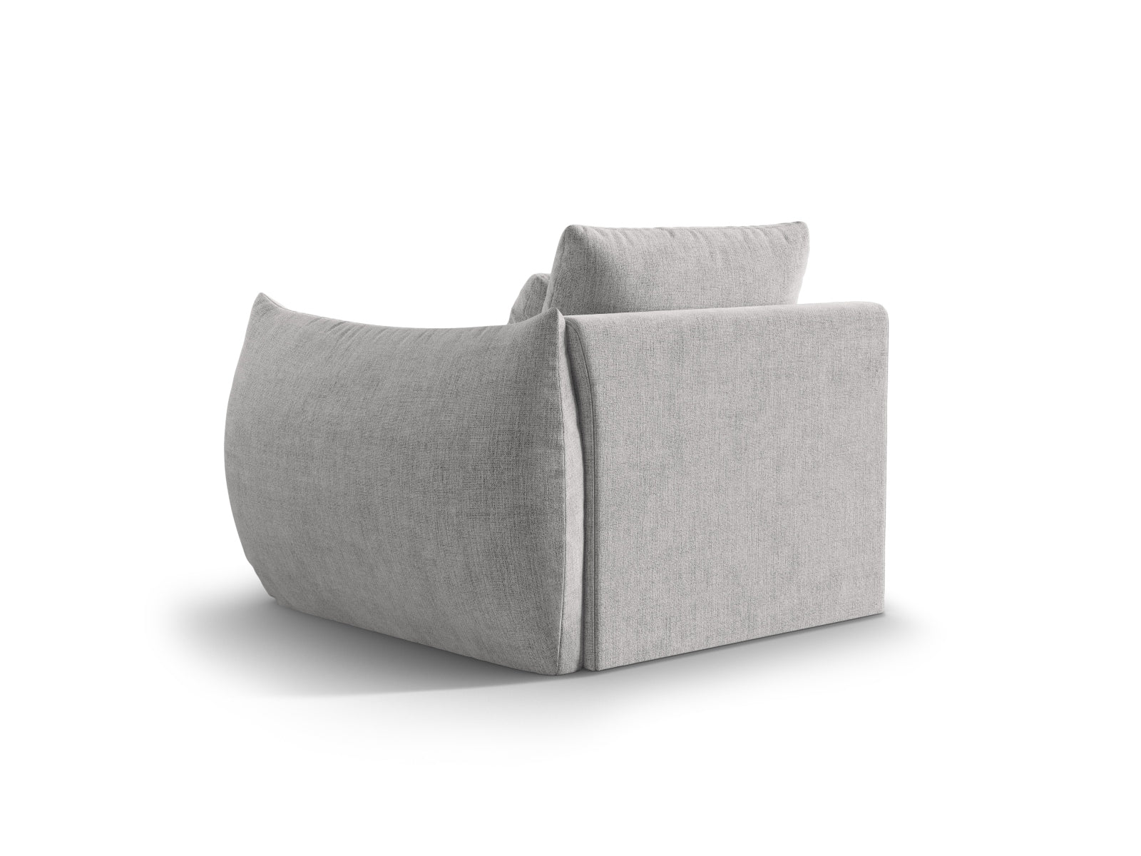 Bloom Modul rechts 1 Sitzer in Silver präsentiert im Onlineshop von KAQTU Design AG. Modulares Sofa ist von Micadoni