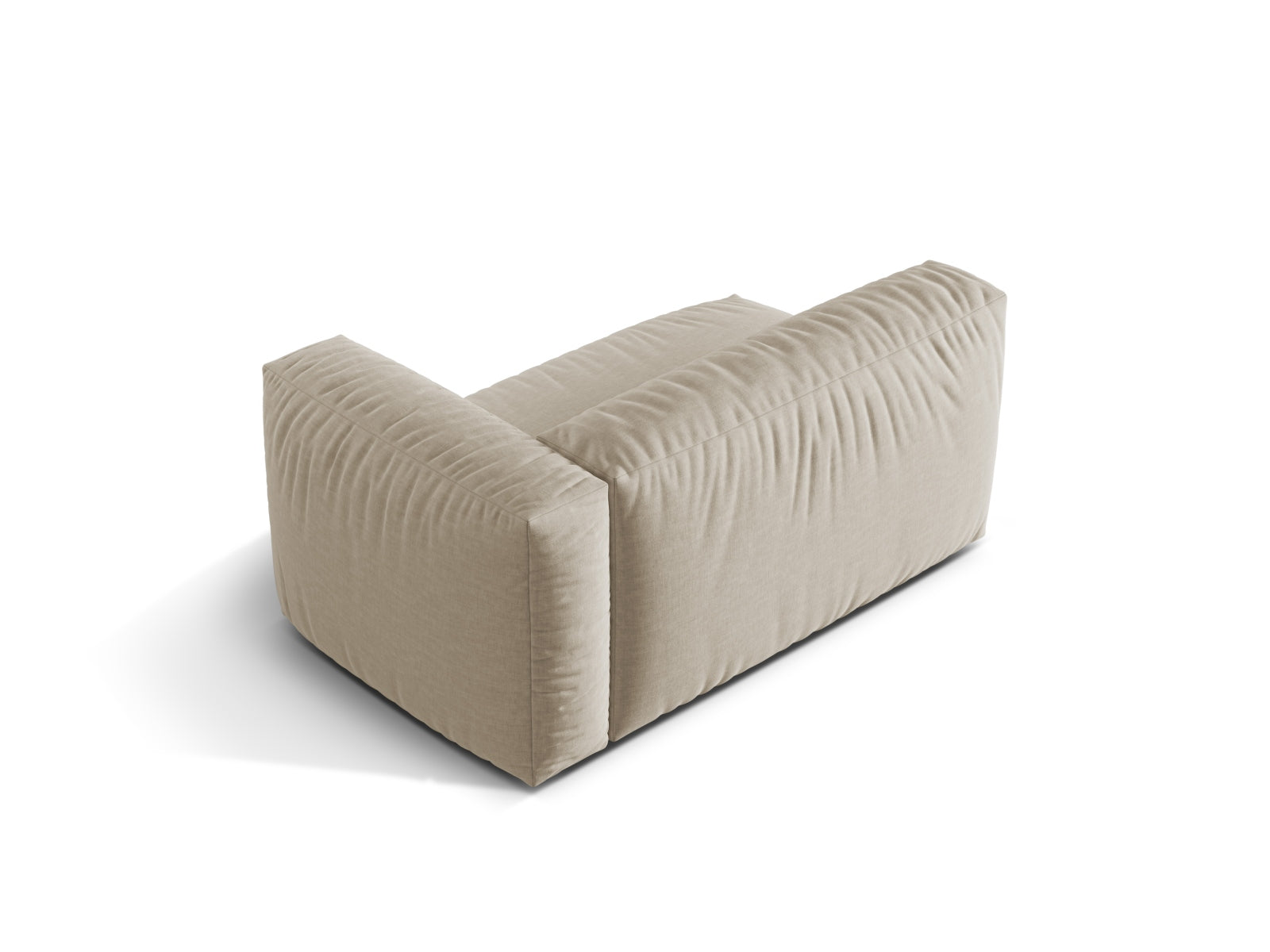 Martina Modul rechts 1 Sitzer in Light Beige präsentiert im Onlineshop von KAQTU Design AG. Modulares Sofa ist von Micadoni