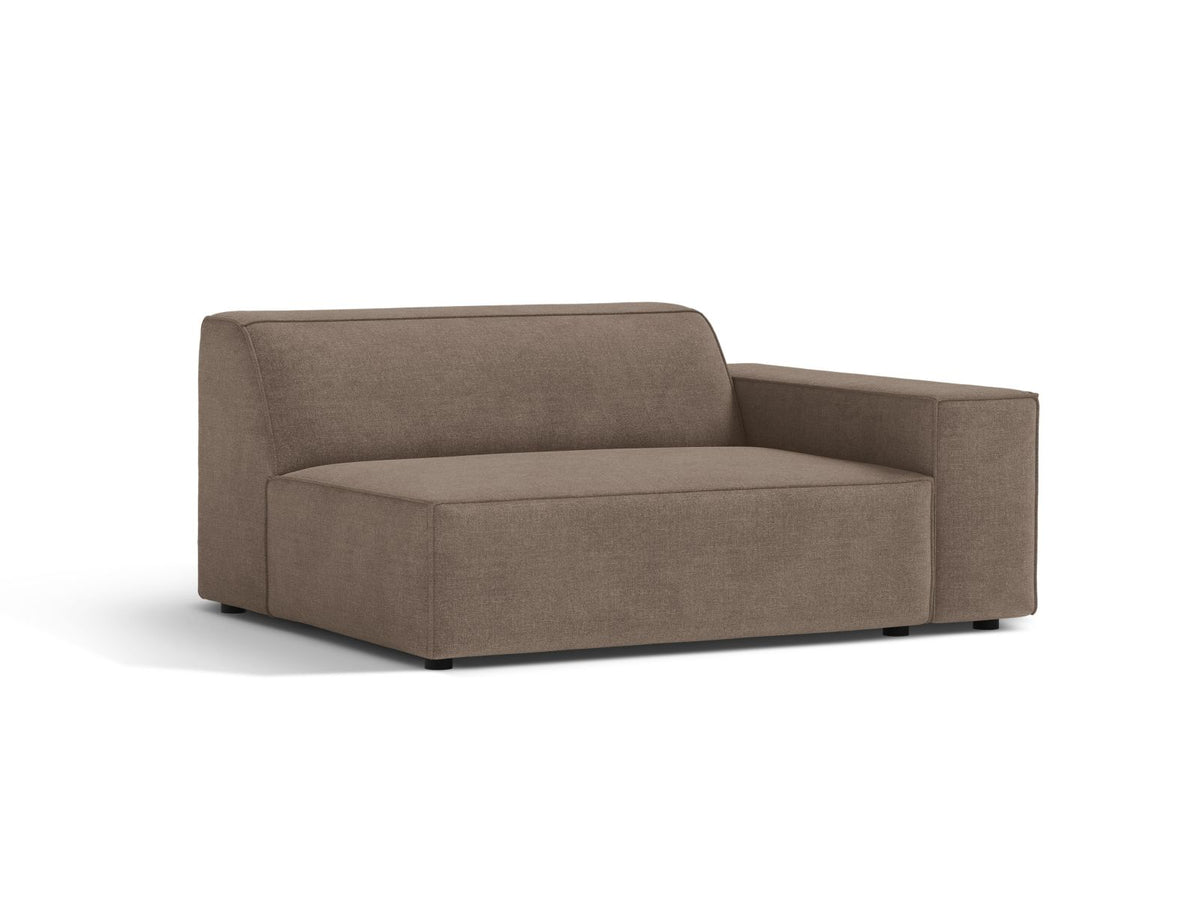 1-Sitzer Modul Rechts Jodie in Cappuccino-Liberty präsentiert im Onlineshop von KAQTU Design AG. Modulares Sofa ist von Micadoni