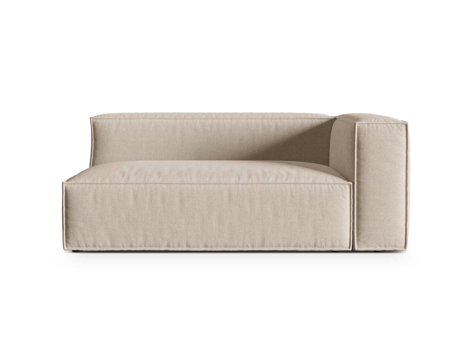 Nuria Modular Sofa rechts 3 Sitzer in Beige präsentiert im Onlineshop von KAQTU Design AG. Modulares Sofa ist von Micadoni