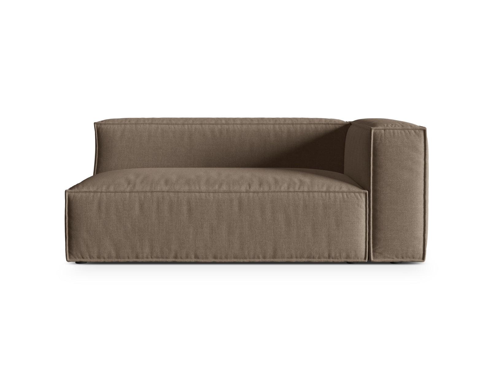 Nuria Modular Sofa rechts 3 Sitzer in Cappuccino präsentiert im Onlineshop von KAQTU Design AG. Modulares Sofa ist von Micadoni
