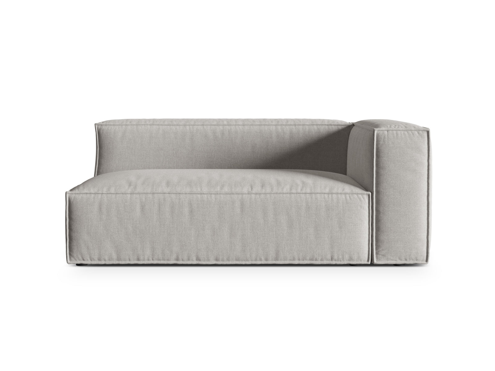 Nuria Modular Sofa rechts 3 Sitzer in Light Grey präsentiert im Onlineshop von KAQTU Design AG. Modulares Sofa ist von Micadoni