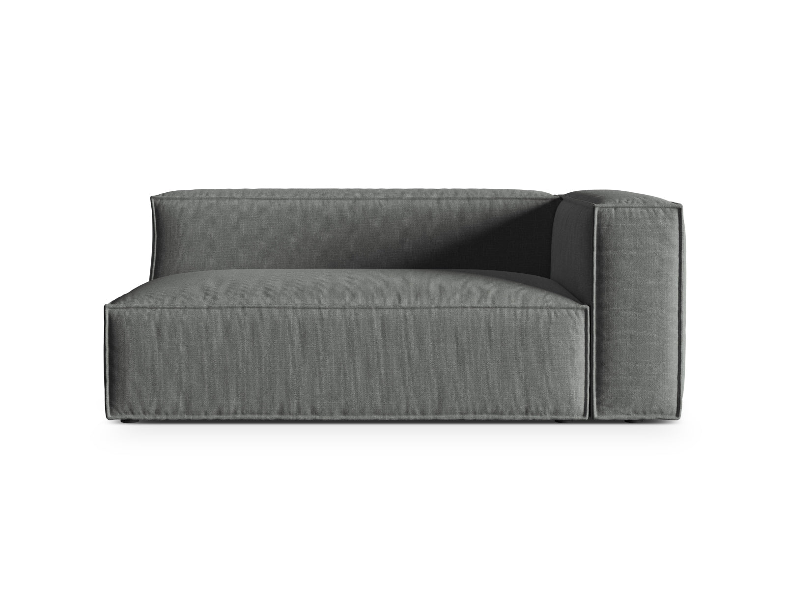 Nuria Modular Sofa rechts 3 Sitzer in Grey präsentiert im Onlineshop von KAQTU Design AG. Modulares Sofa ist von Micadoni