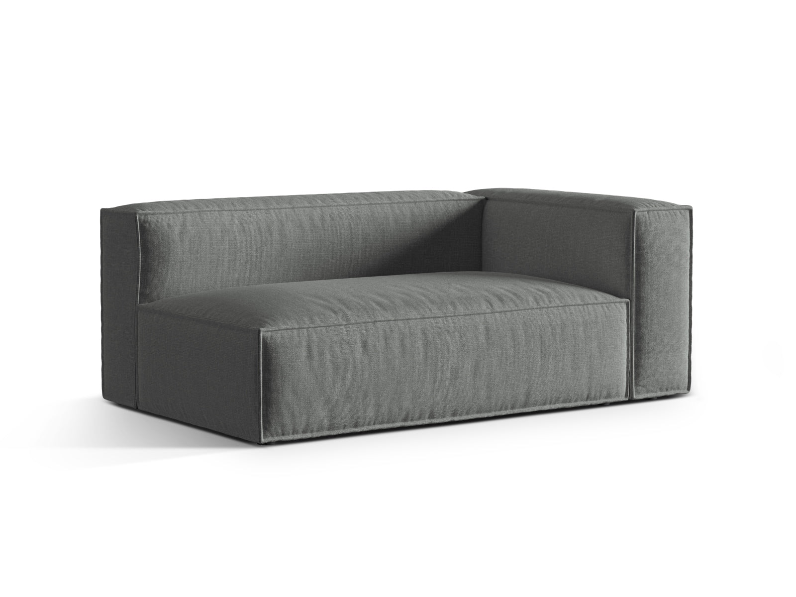 Nuria Modular Sofa rechts 3 Sitzer in Grey präsentiert im Onlineshop von KAQTU Design AG. Modulares Sofa ist von Micadoni
