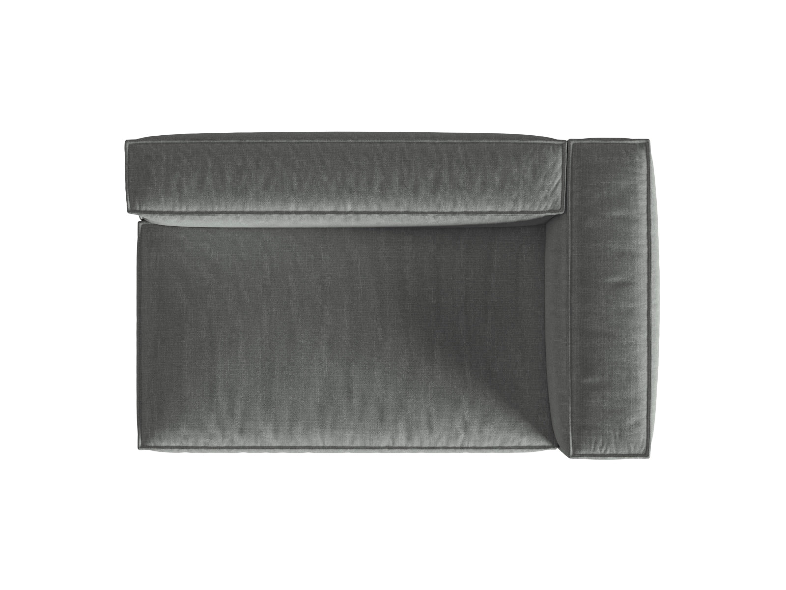 Nuria Modular Sofa rechts 3 Sitzer in Grey präsentiert im Onlineshop von KAQTU Design AG. Modulares Sofa ist von Micadoni