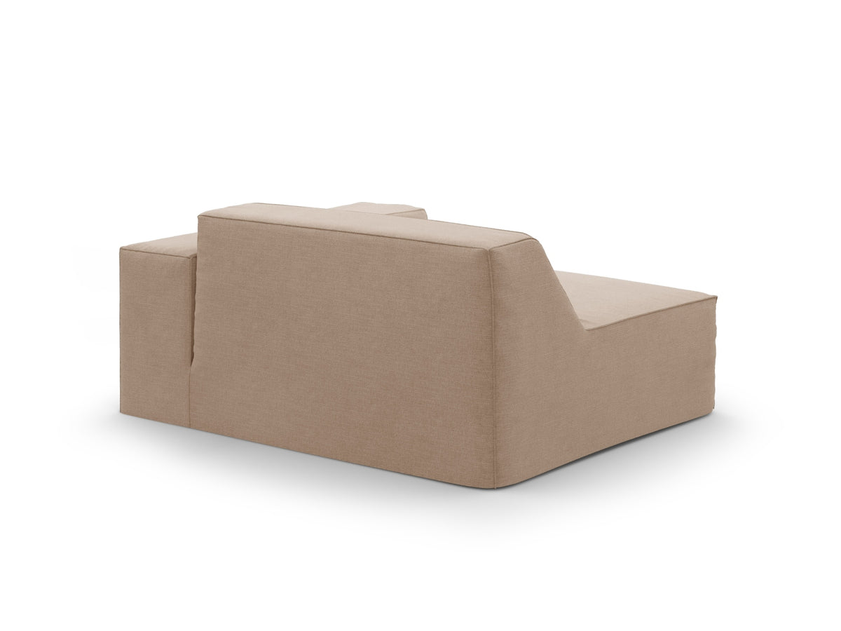 Jodie Modul rechts 1 Sitzer mit abnehmbaren Bezug in Sand-LINS präsentiert im Onlineshop von KAQTU Design AG. Modulares Sofa ist von Micadoni