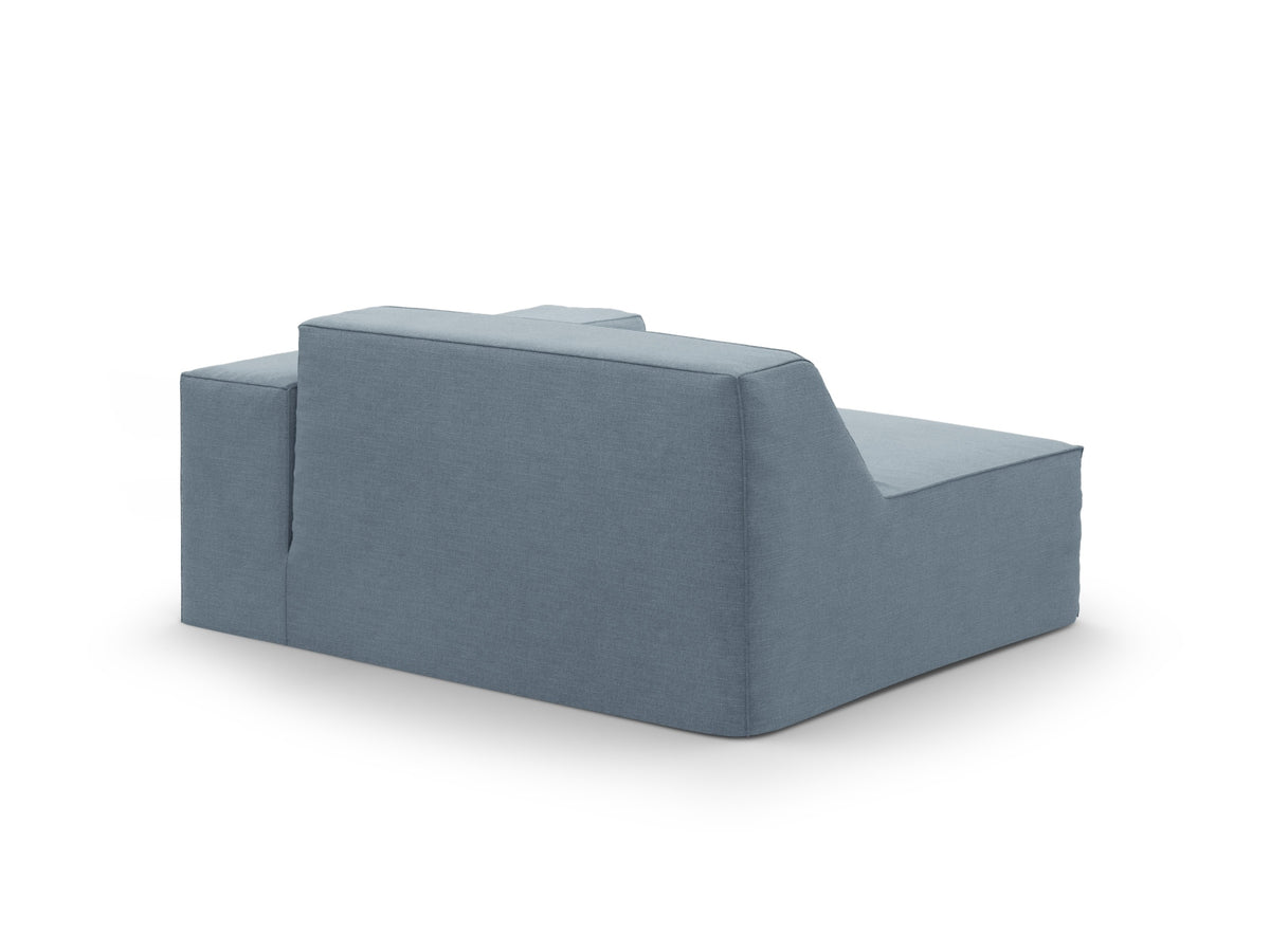 Jodie Modul rechts 1 Sitzer mit abnehmbaren Bezug in Muted Blue-LINS präsentiert im Onlineshop von KAQTU Design AG. Modulares Sofa ist von Micadoni