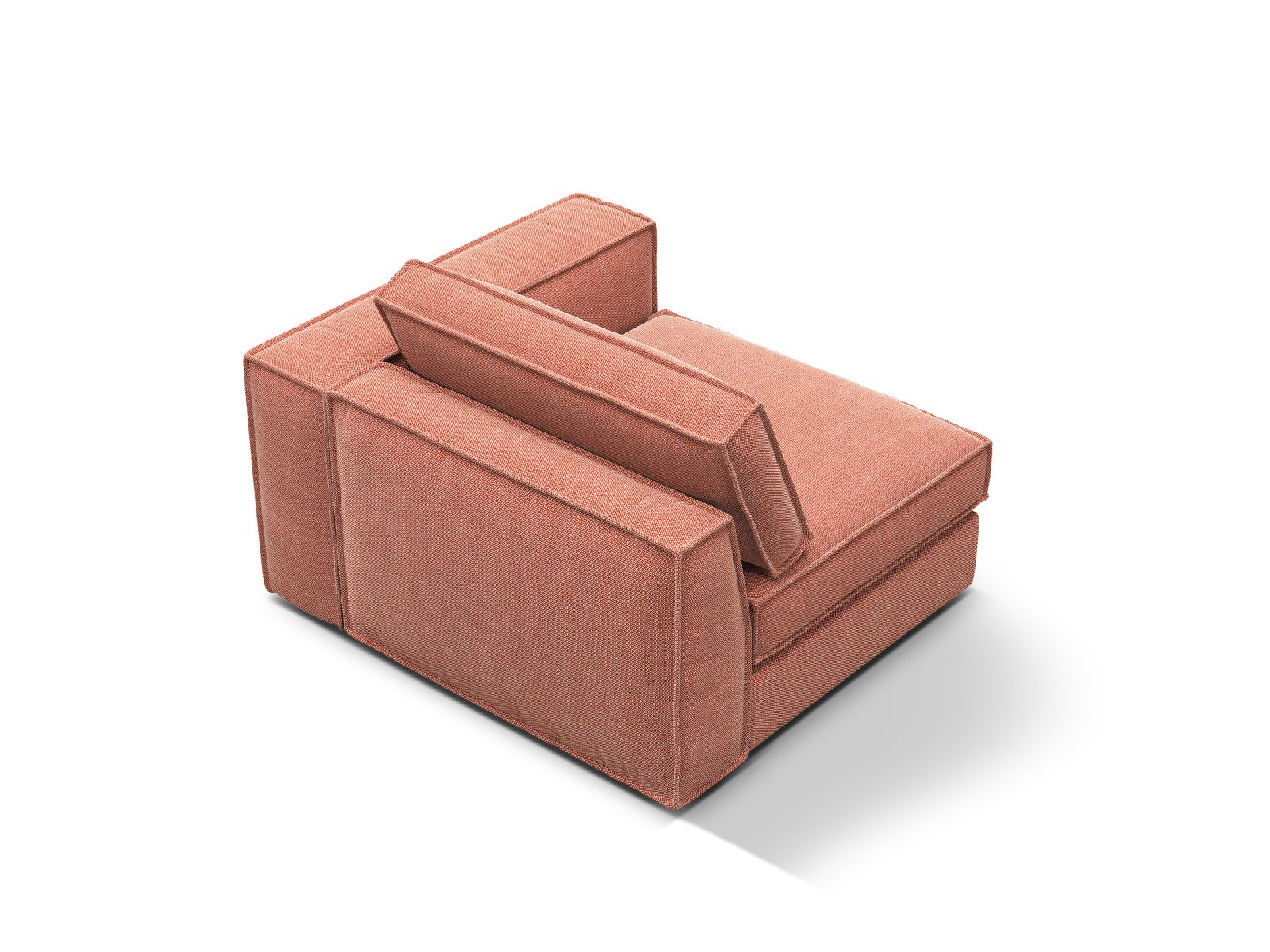 Elegantes 1-Sitzer Modul Pola von Micadoni, ideal für stilvolle Wohnräume. Hochwertige Verarbeitung und modernes Design vereinen sich hier.